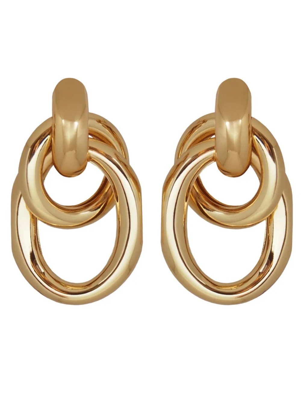EUC Martha Calvo Ami Gold Plated Earrings